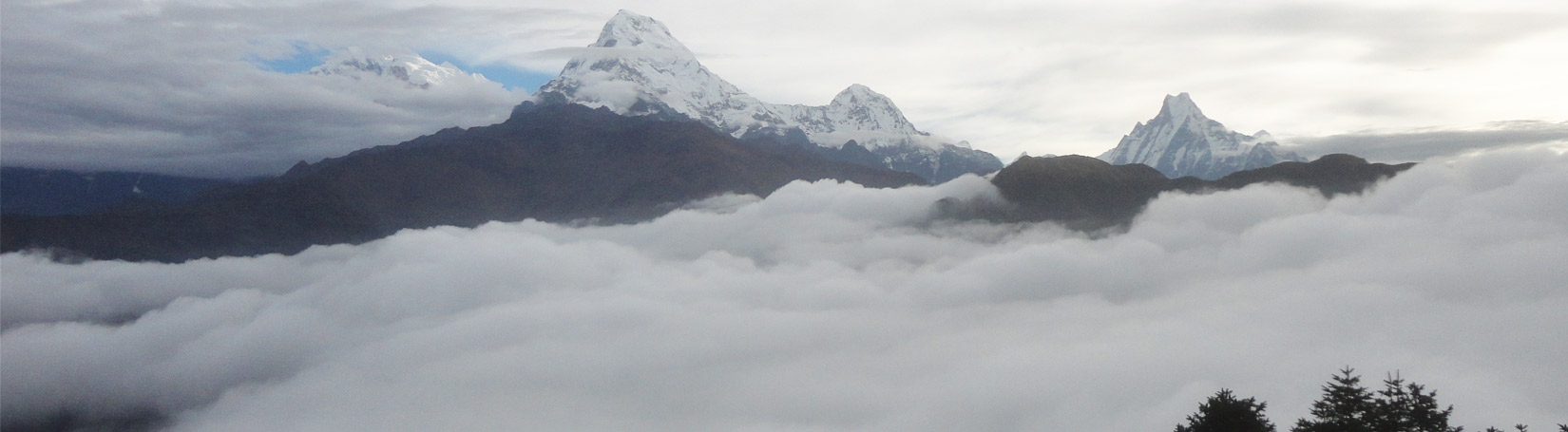 Annapurna South and Fishtail Himal