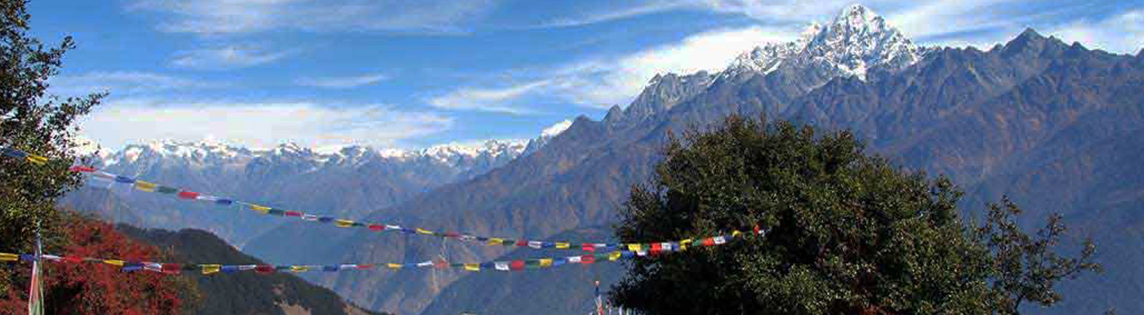 View of Langtang Range