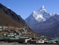 Khumjung Village and Ama Dablam