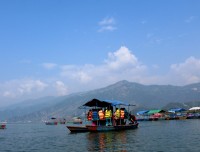 Group Boating in Phewa Lake