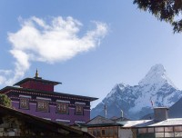 Tengboche Monastery and Ama Dablam