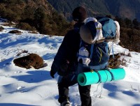 Panch Pokhari Trek in winter season