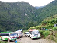 Local Bus at Chhemti, Bhotang