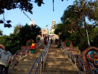 Stairs of Swoyambhunath Stupa