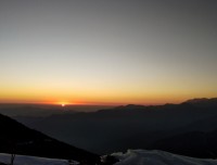 Sunrise in Panch Pokhari