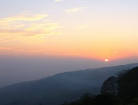 sunrise view from Nagarkot